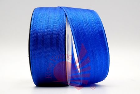 Grosgrain Satin Woven Ribbon_royal blue